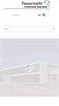 Mobile Screenshot of feuerwehr-lkharburg.de